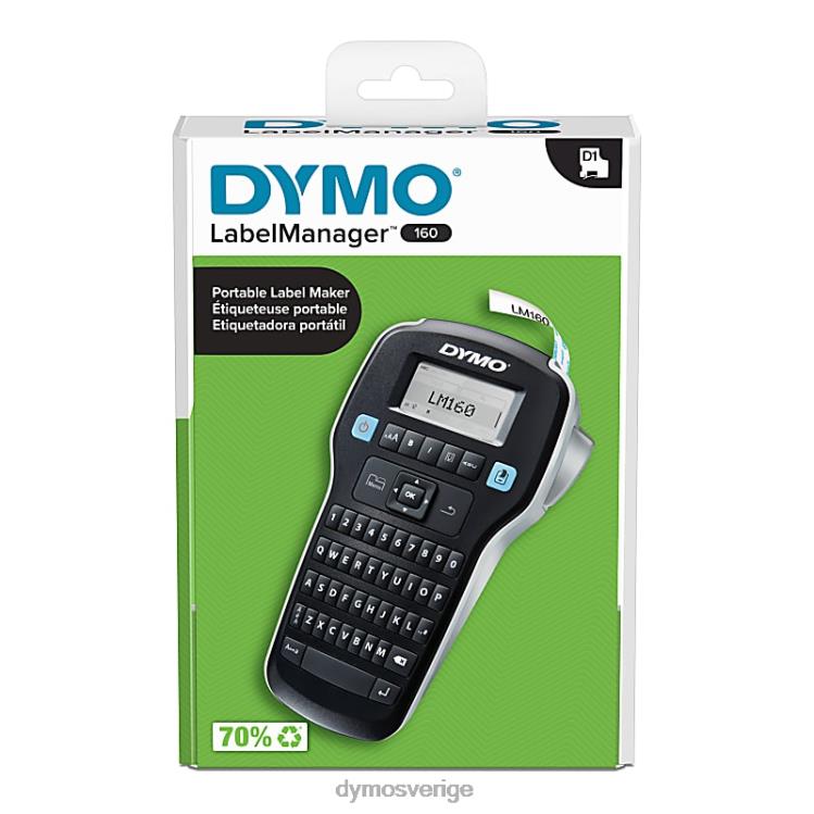 DYMO labelmanager 160 etikettmaskin handhållen B4VJ6 labelmanager