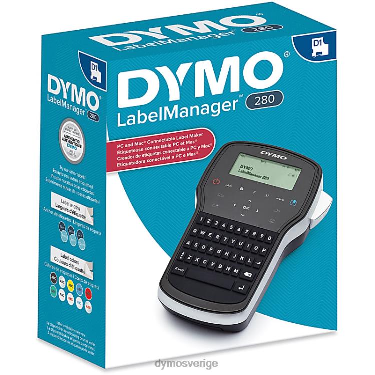 DYMO labelmanager 280 handhållen etikettmaskin B4VJ14 labelmanager
