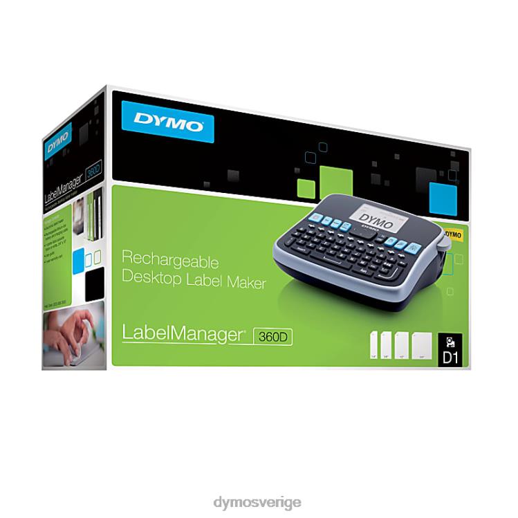 DYMO labelmanager 360d uppladdningsbar bordsetikettmaskin B4VJ15 labelmanager