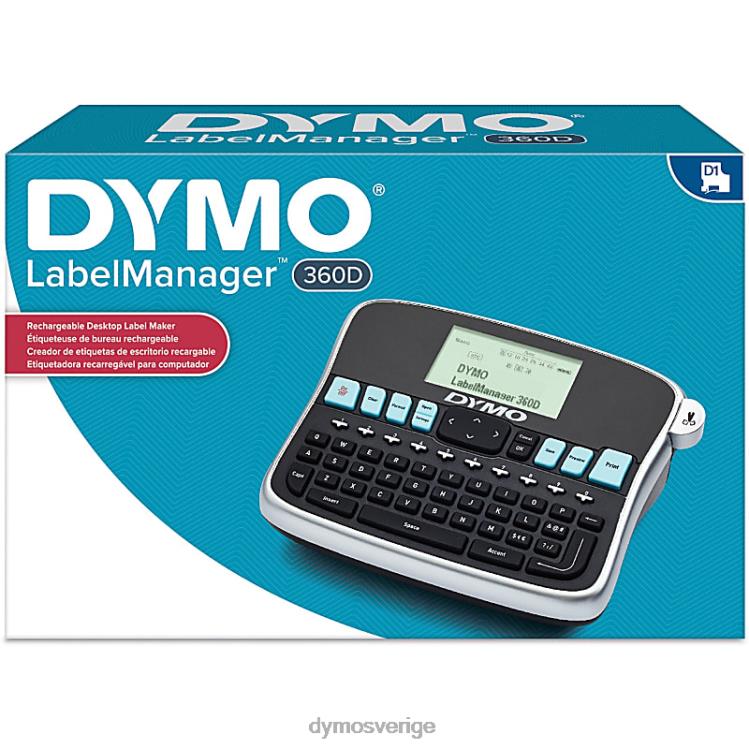 DYMO labelmanager 360d uppladdningsbar bordsetikettmaskin B4VJ15 labelmanager