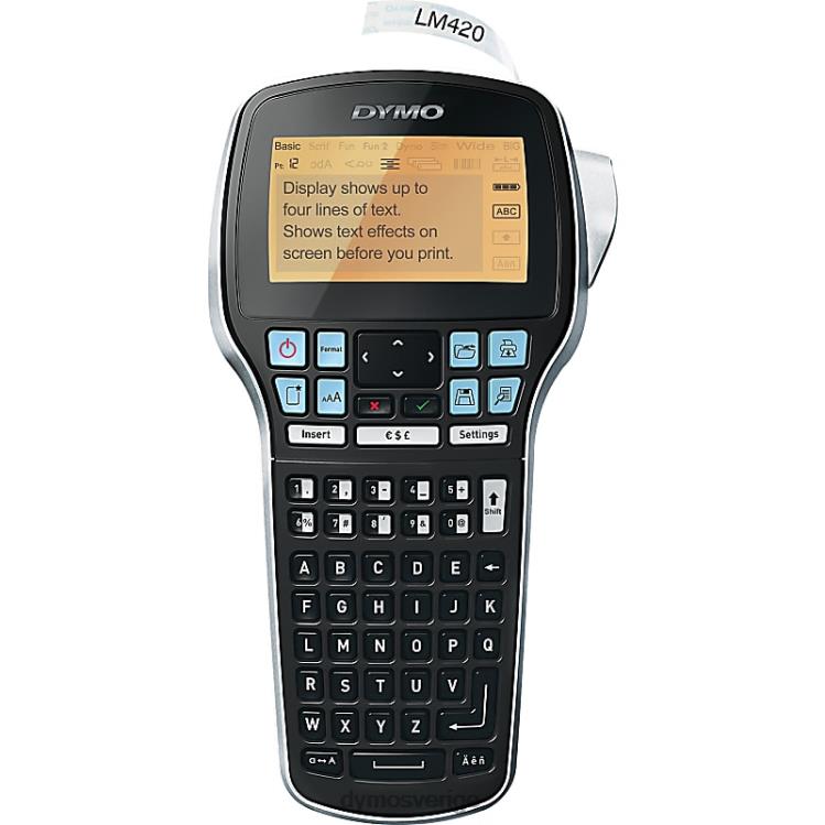 DYMO labelmanager 420p högpresterande bärbar handhållen etikettmaskin B4VJ23 labelmanager