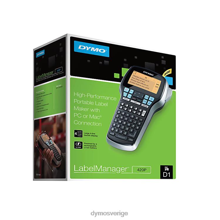 DYMO labelmanager 420p högpresterande bärbar handhållen etikettmaskin B4VJ23 labelmanager