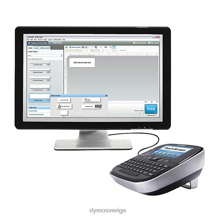 DYMO labelmanager 500ts etikettmaskin B4VJ19 labelmanager