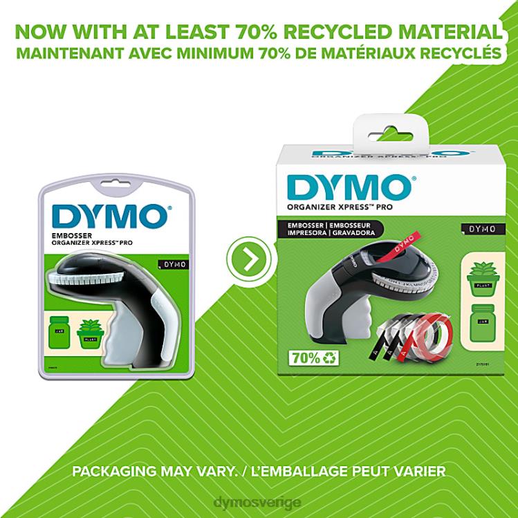 DYMO express pro handhållen embosser B4VJ13 etikettmaskin