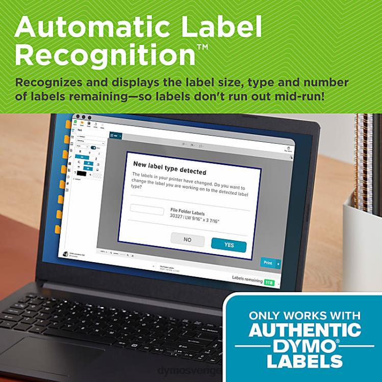 DYMO etikettskrivare 550 turbo etikettskrivare B4VJ2 Etikettskrivare