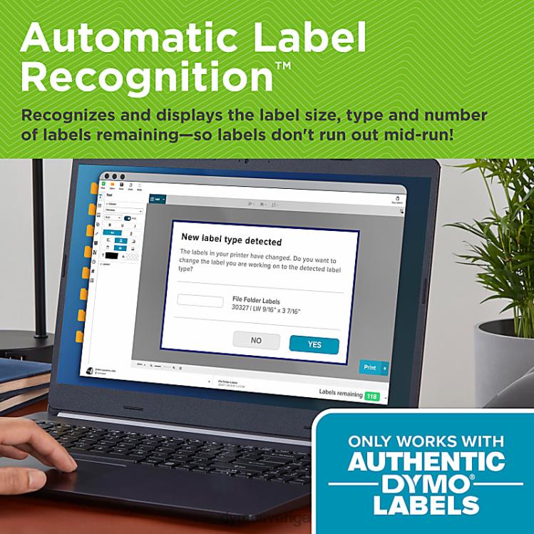 DYMO etikettskrivare 5xl etikettskrivare B4VJ4 Etikettskrivare