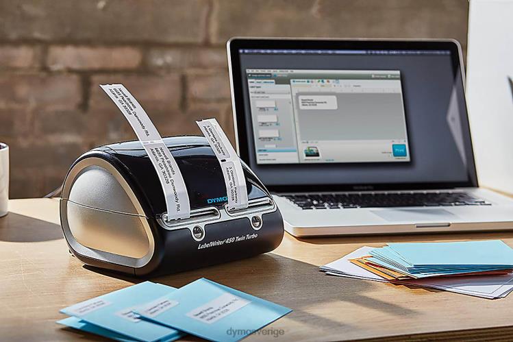 DYMO labelwriter 450 twin turbo etikettskrivare för pc och apple mac B4VJ3 Etikettskrivare