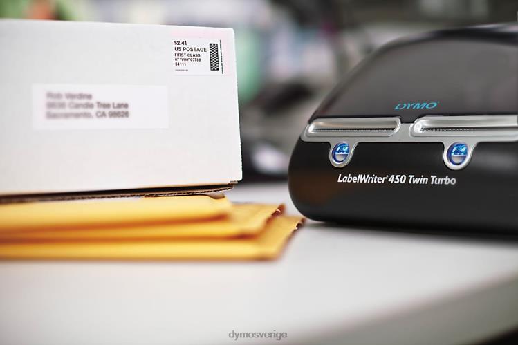 DYMO labelwriter 450 twin turbo etikettskrivare för pc och apple mac B4VJ3 Etikettskrivare