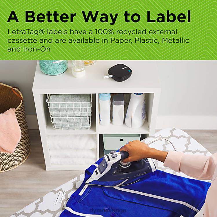 DYMO letratag 200b bluetooth etikettmaskin skrivarpaket med 2 band B4VJ9 Etikettskrivare